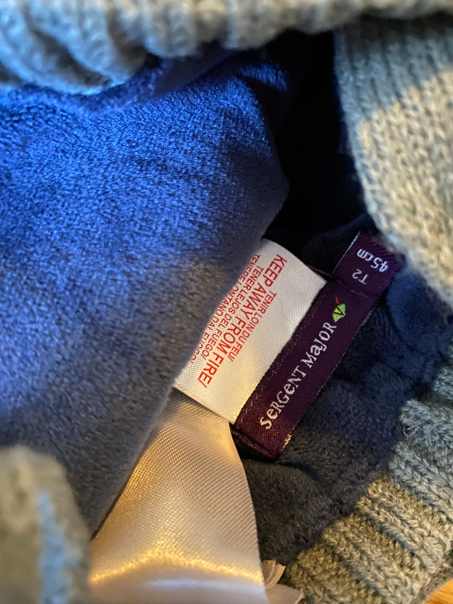 Bonnet gris à cordon avec intérieur polaire – Sergent Major