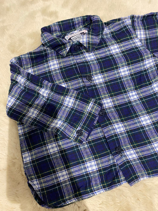 Chemise bleu 12 mois