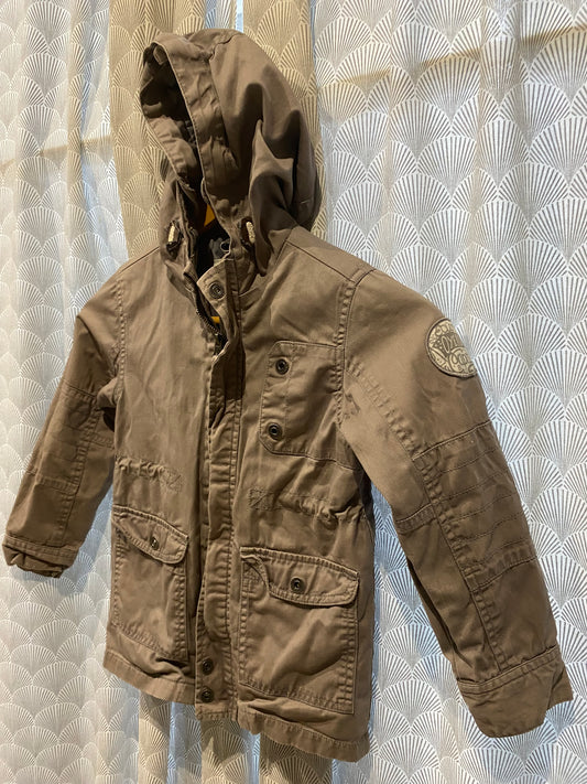 🧥 Veste marron mi-saison – Vertbaudet – 6 ans