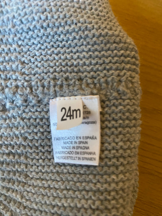 Bonnet gris vert – 24 mois – Mebi