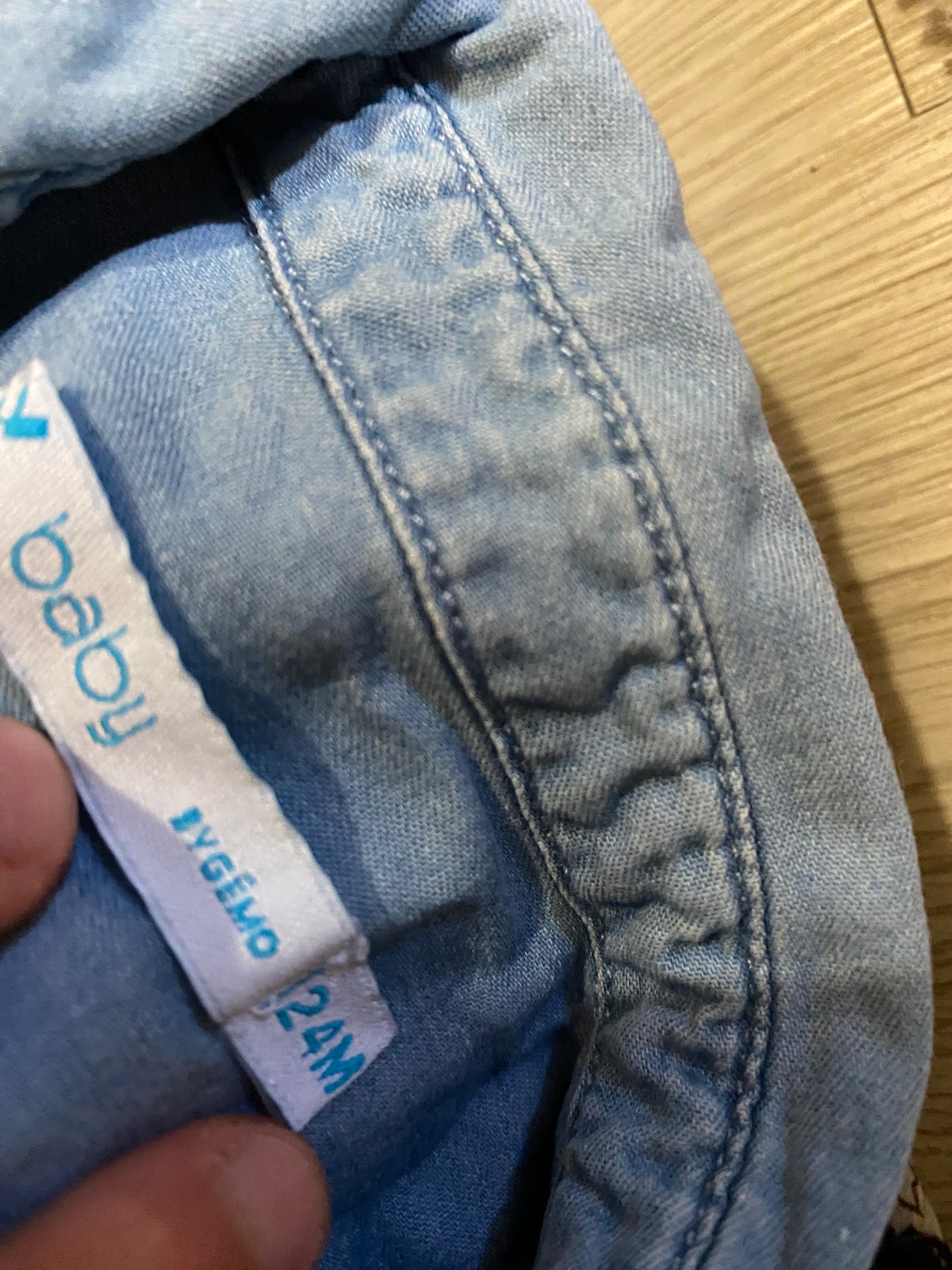2 chemises manches courtes bébé – 24 mois – Gémo – Très bon état