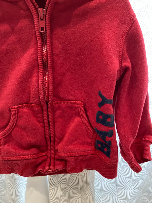 Gilet rouge – Taille 18 – Tape à l’œil