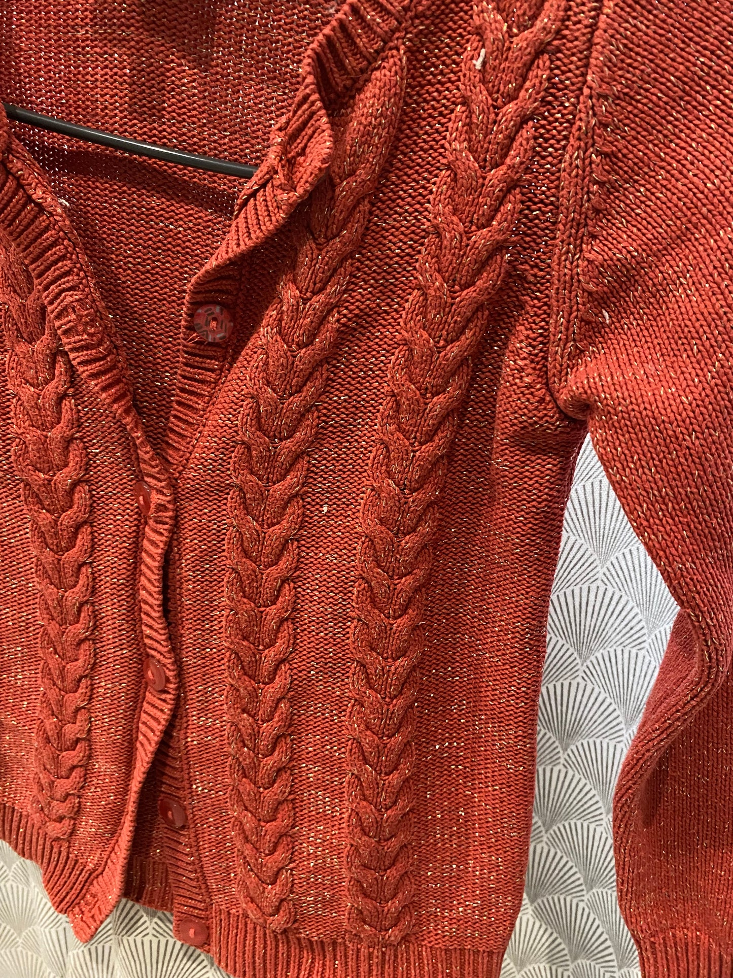 Gilet rose à paillettes – 6 ans – Lisa Rose