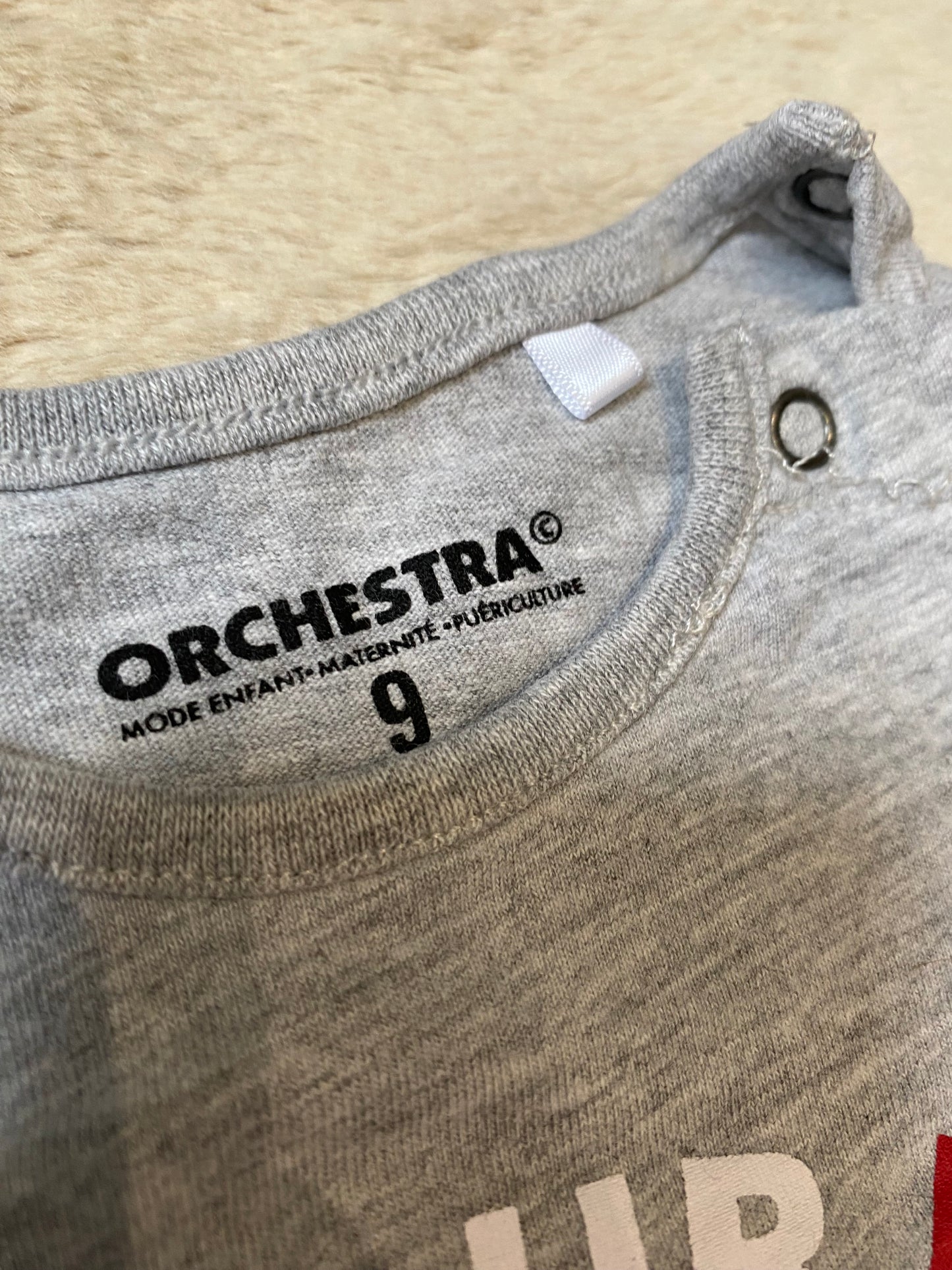 T shirt ML GRIS 9 M