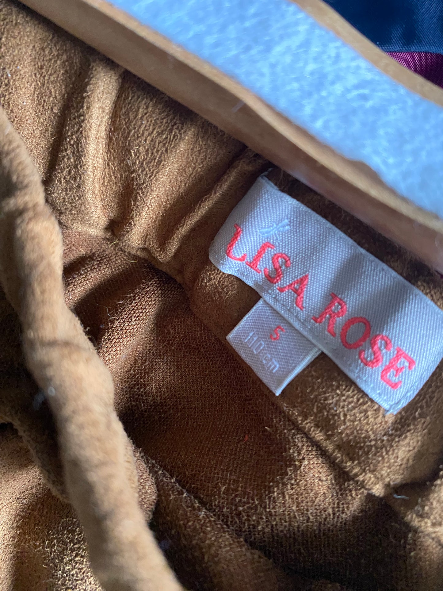 Jupe effet daim marron Lisa Rose – 5 ans