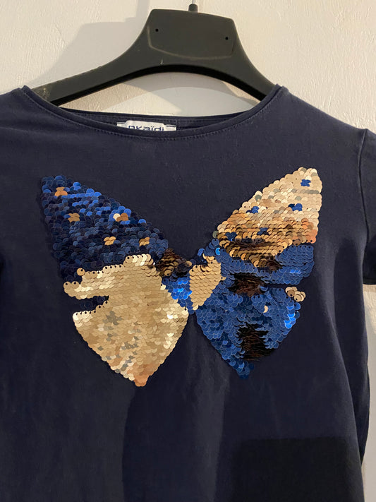 T-shirt manches longues marine enfant – 6 ans – Okaïdi