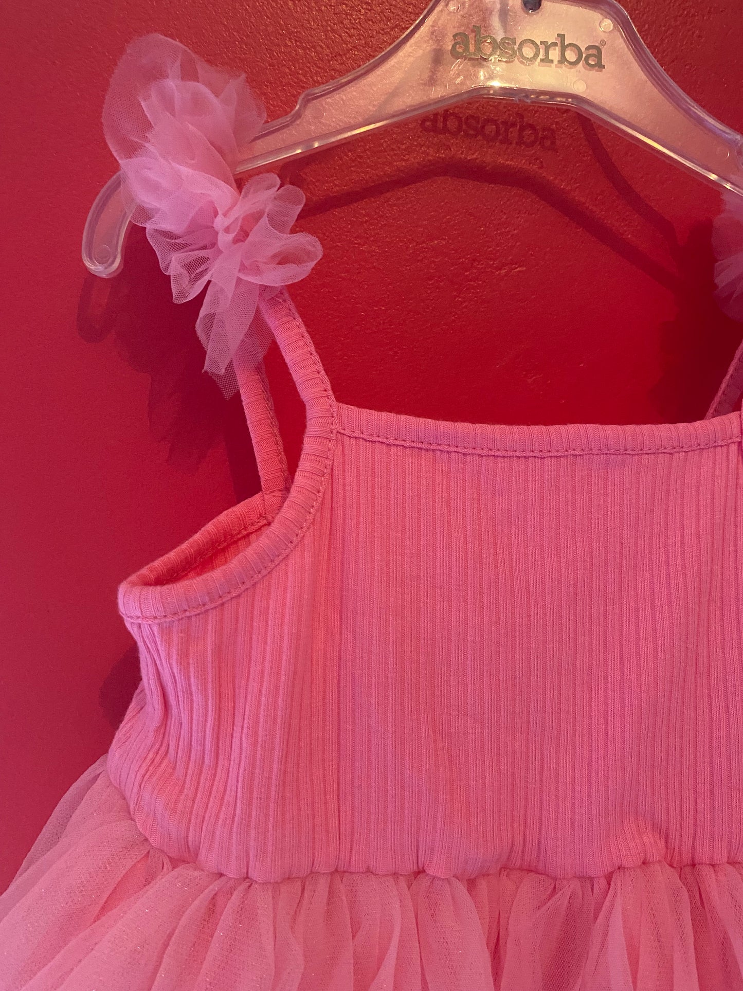 Robe rose effet tulle – Neuve – Shein – 12/18 mois