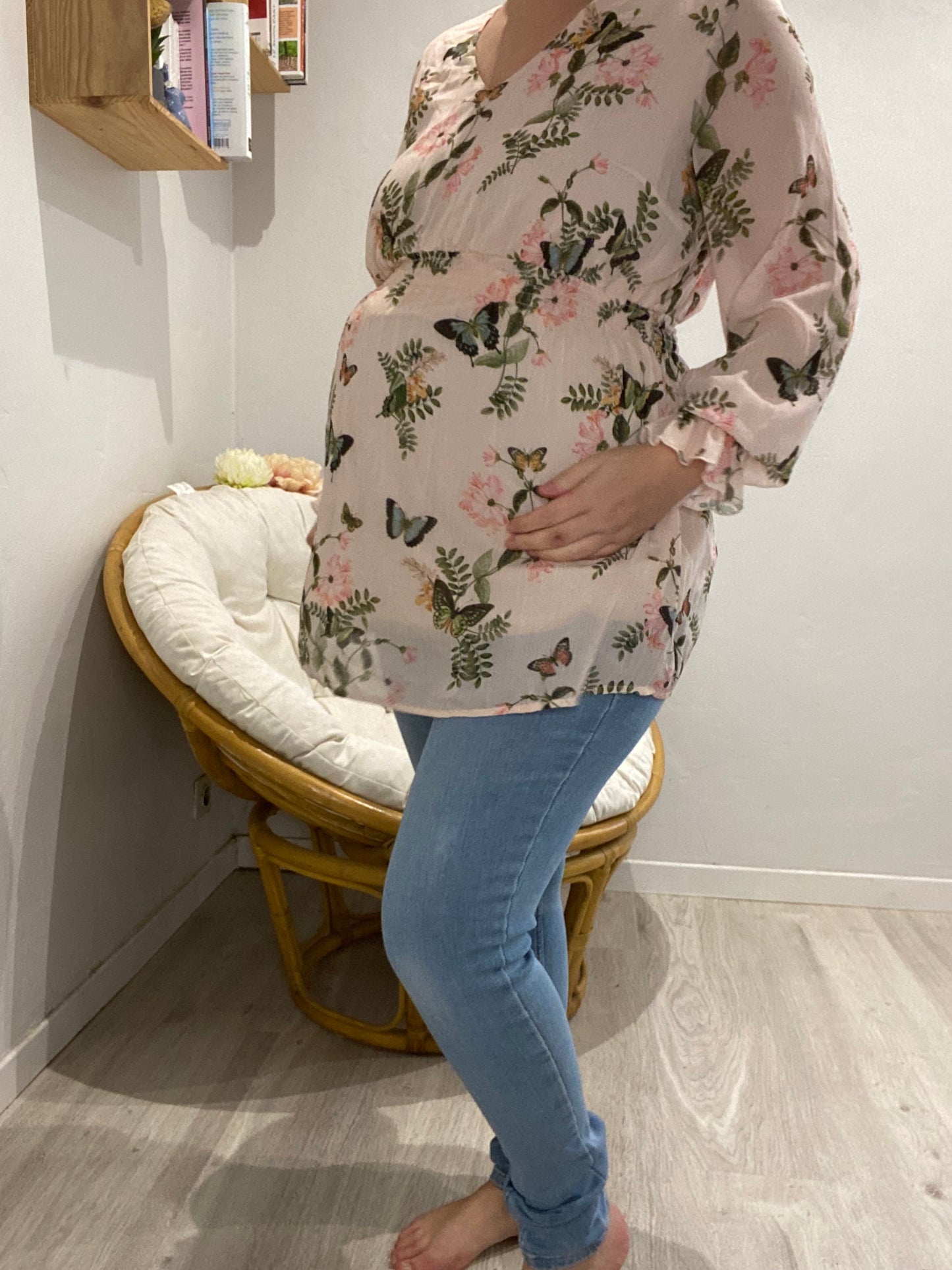 Blouse à fleurs