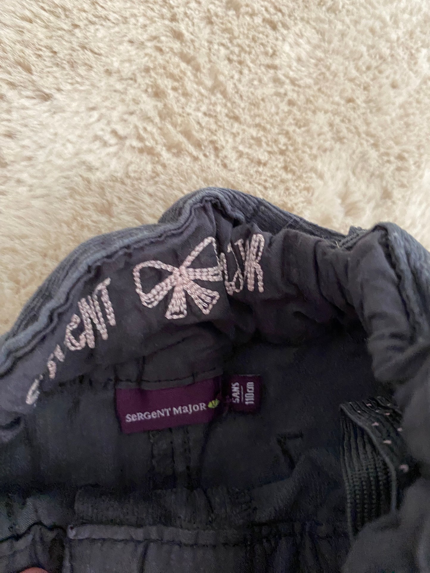 👖 Pantalon velours anthracite – Sergent Major – 5 ans