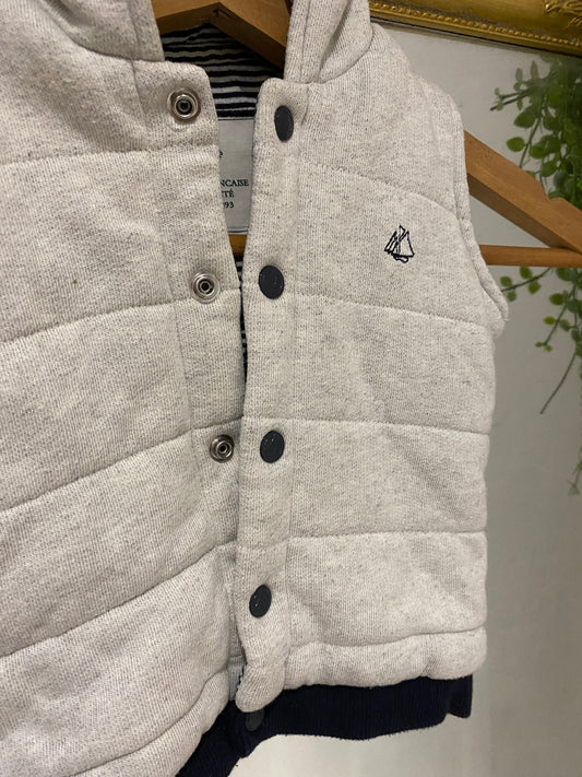 Doudoune sans manches 12 mois