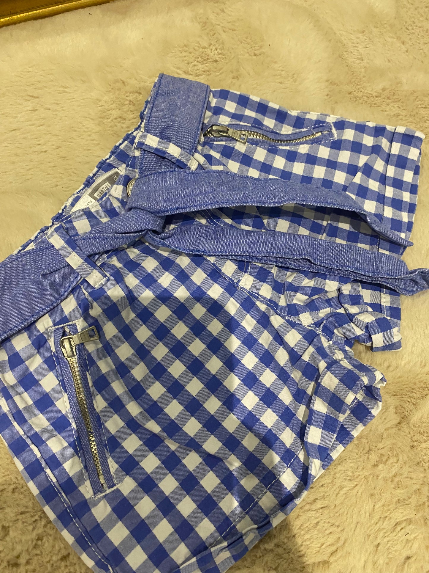 Short à carreaux 4 ans