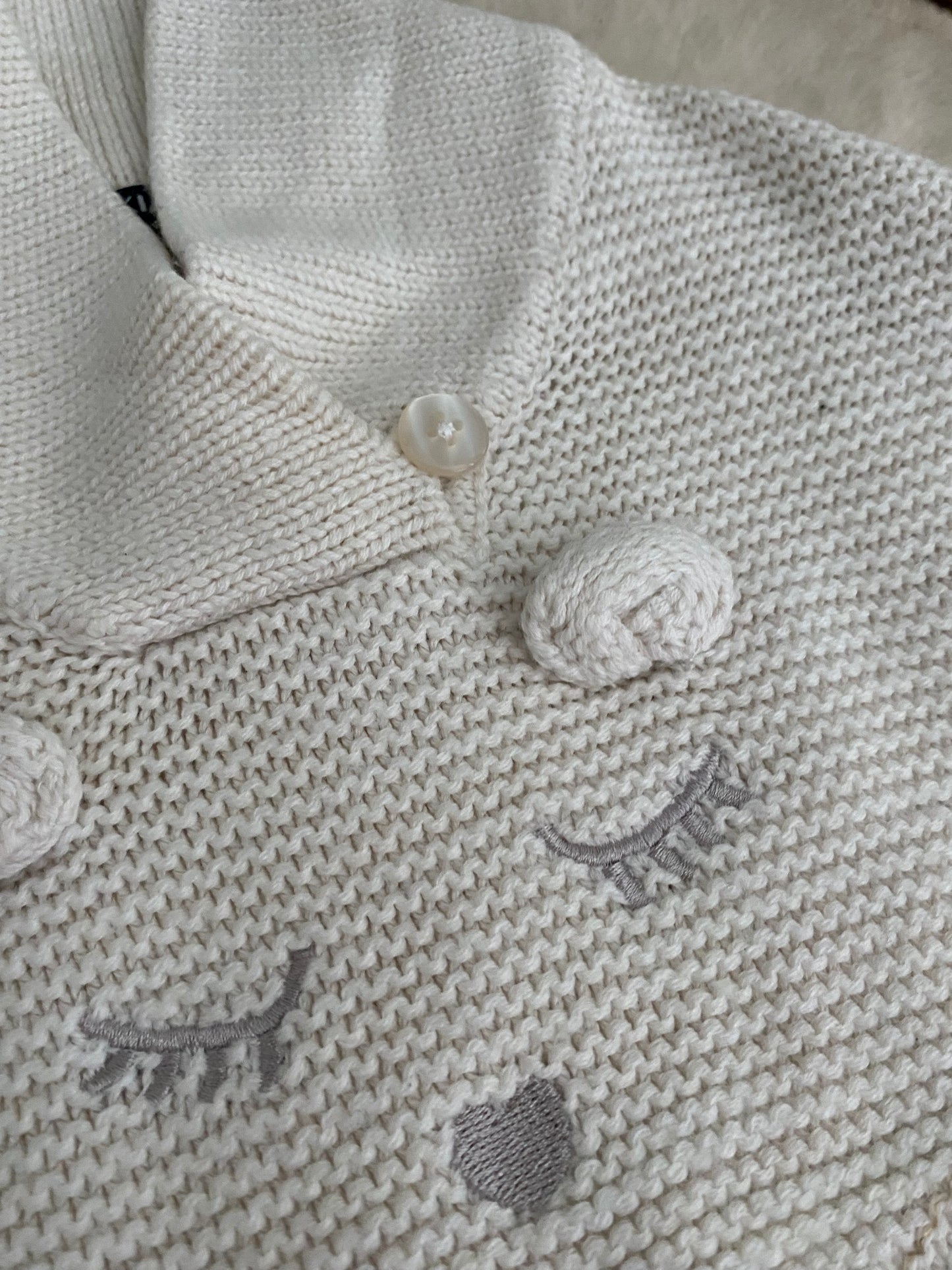 Poncho beige tout doux Kiabi – 6 mois