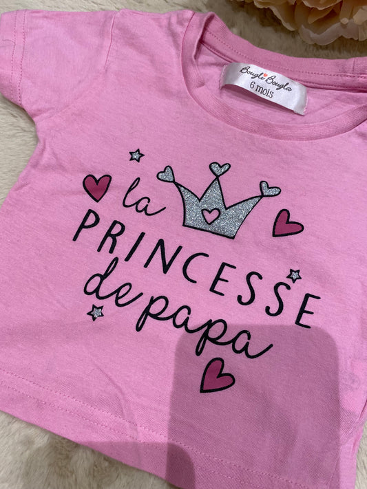 T shirt rose 6 mois