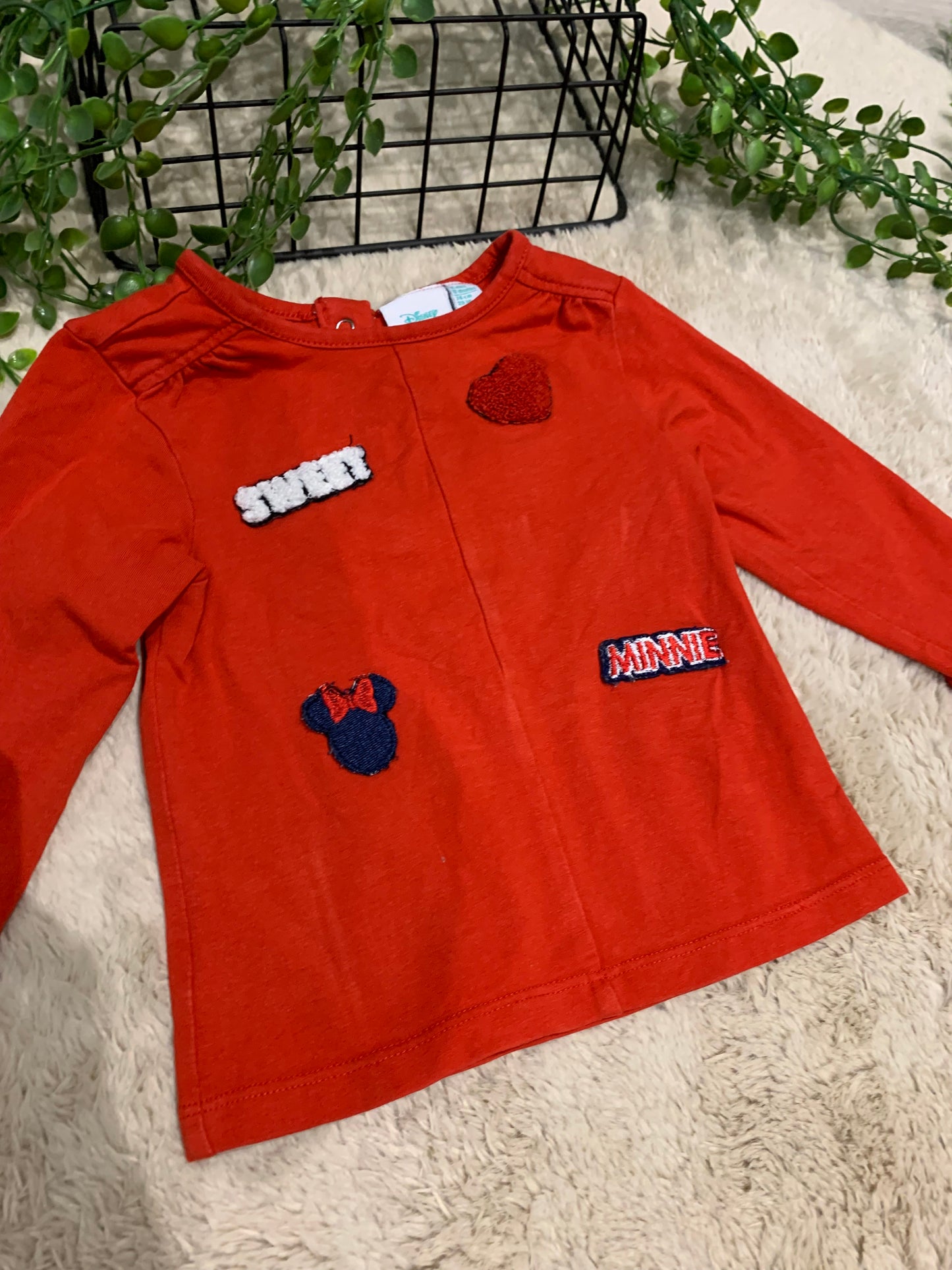 T shirt rouge 12 M