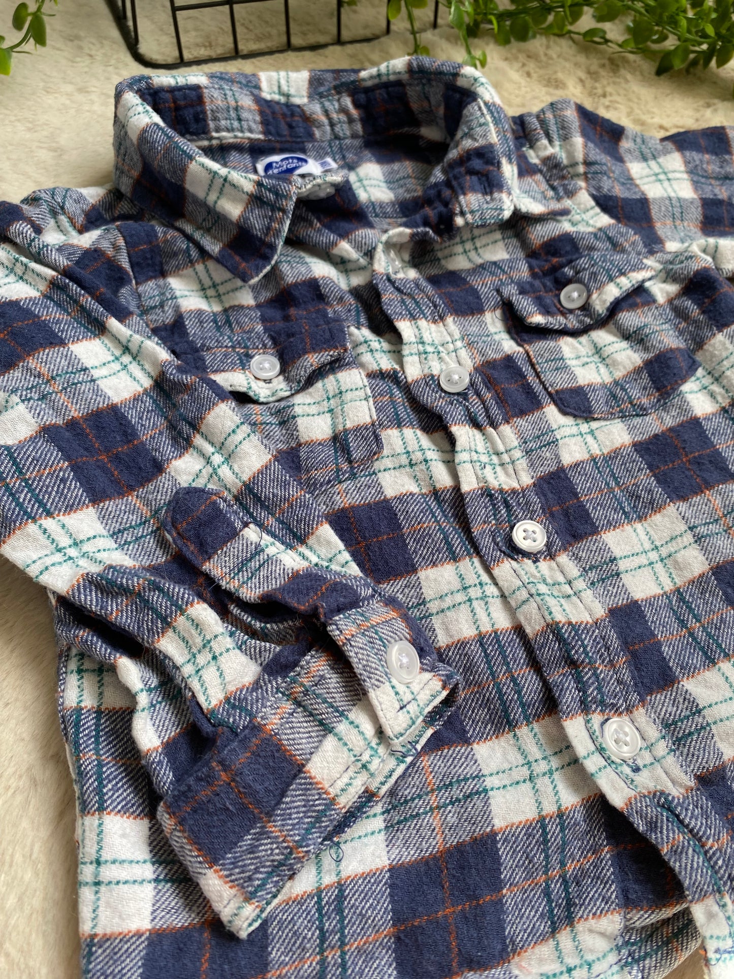 Chemise bleue 18 M