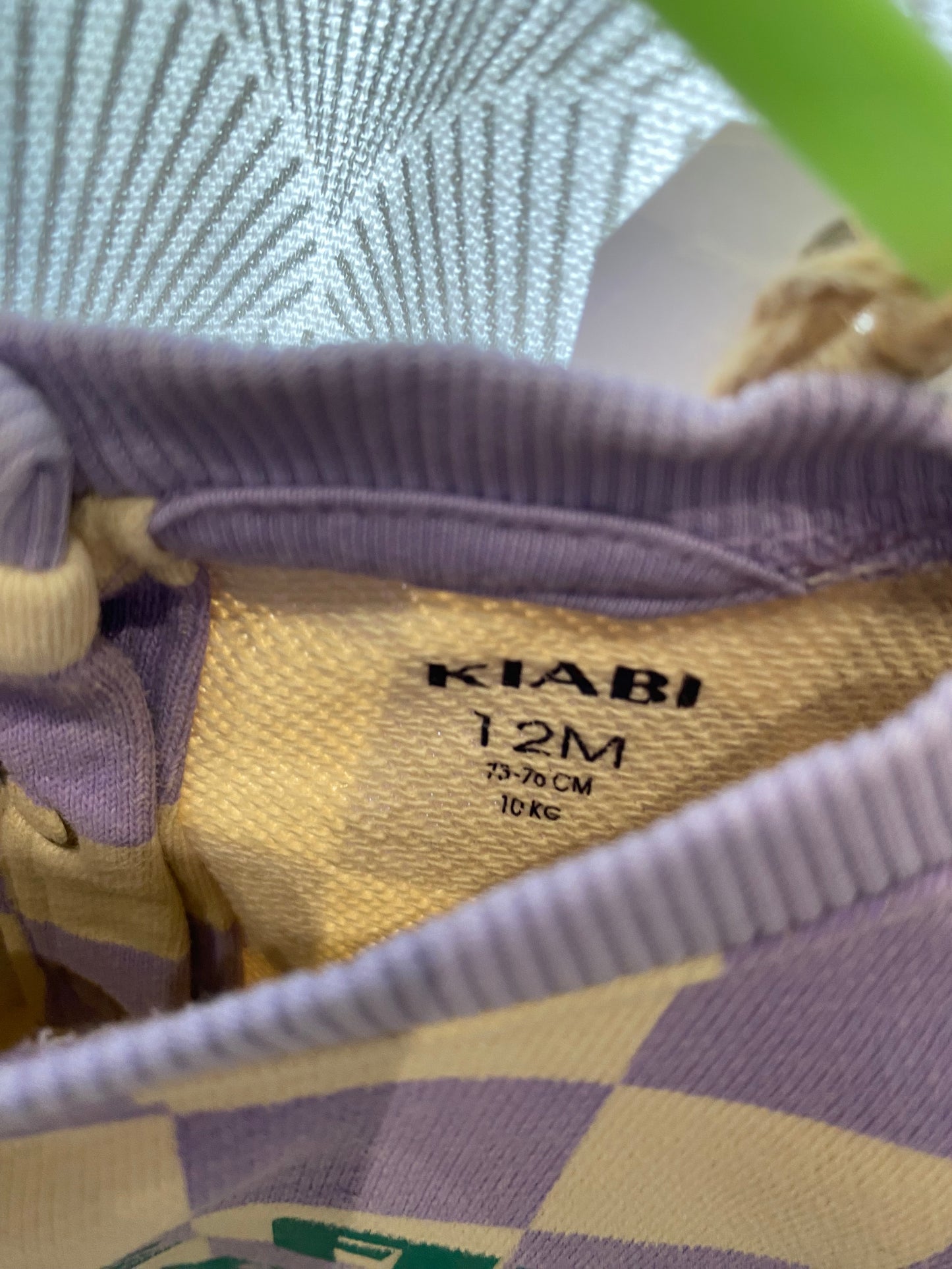 Sweat beige et mauve tendance – 12 mois – Kiabi