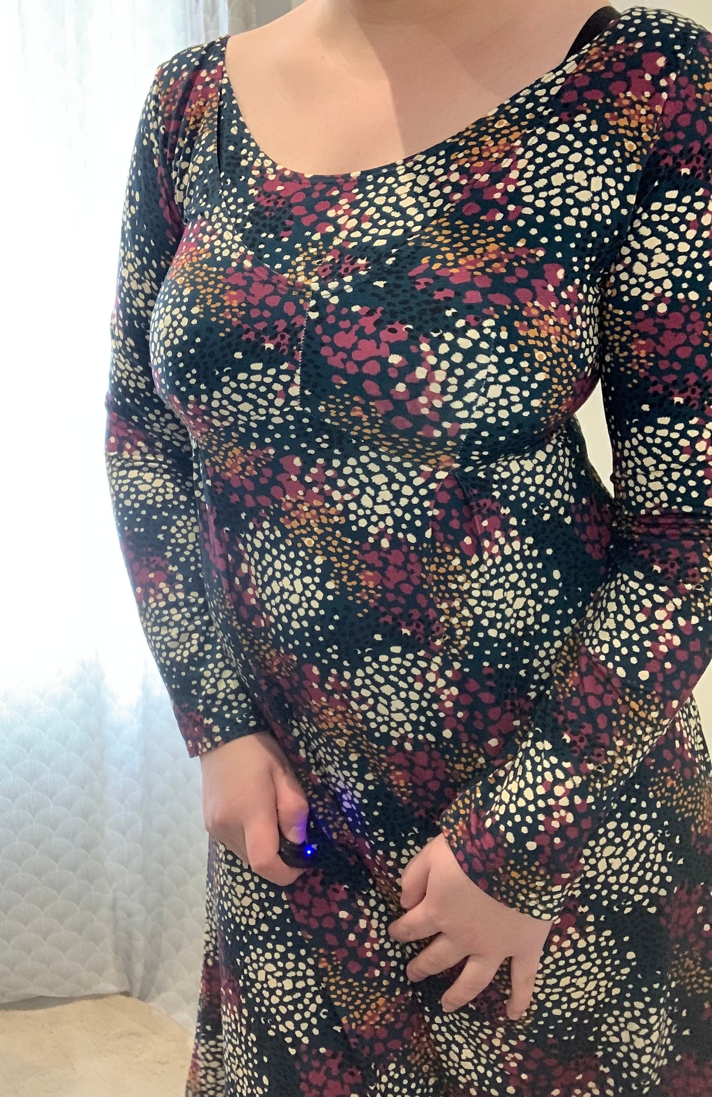 Robe à motifs L