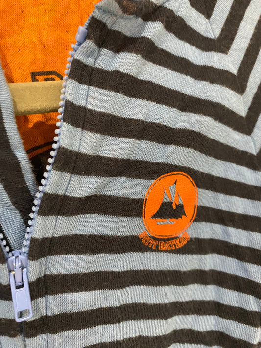 Gilet orange et bleu 24 mois