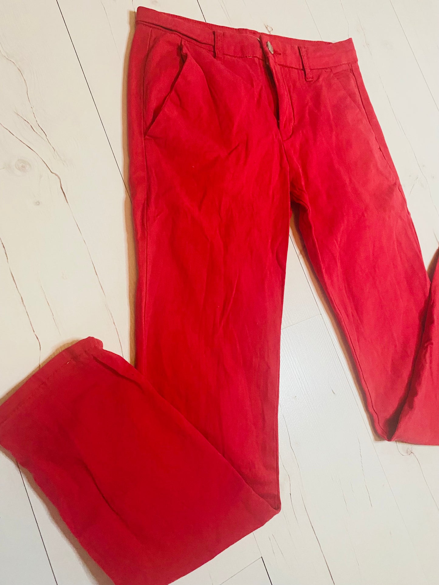 Chino framboise 36