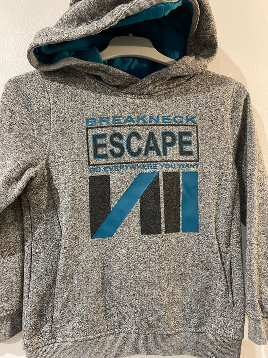 Sweat à capuche gris & bleu Escape – Orchestra – 8 ans