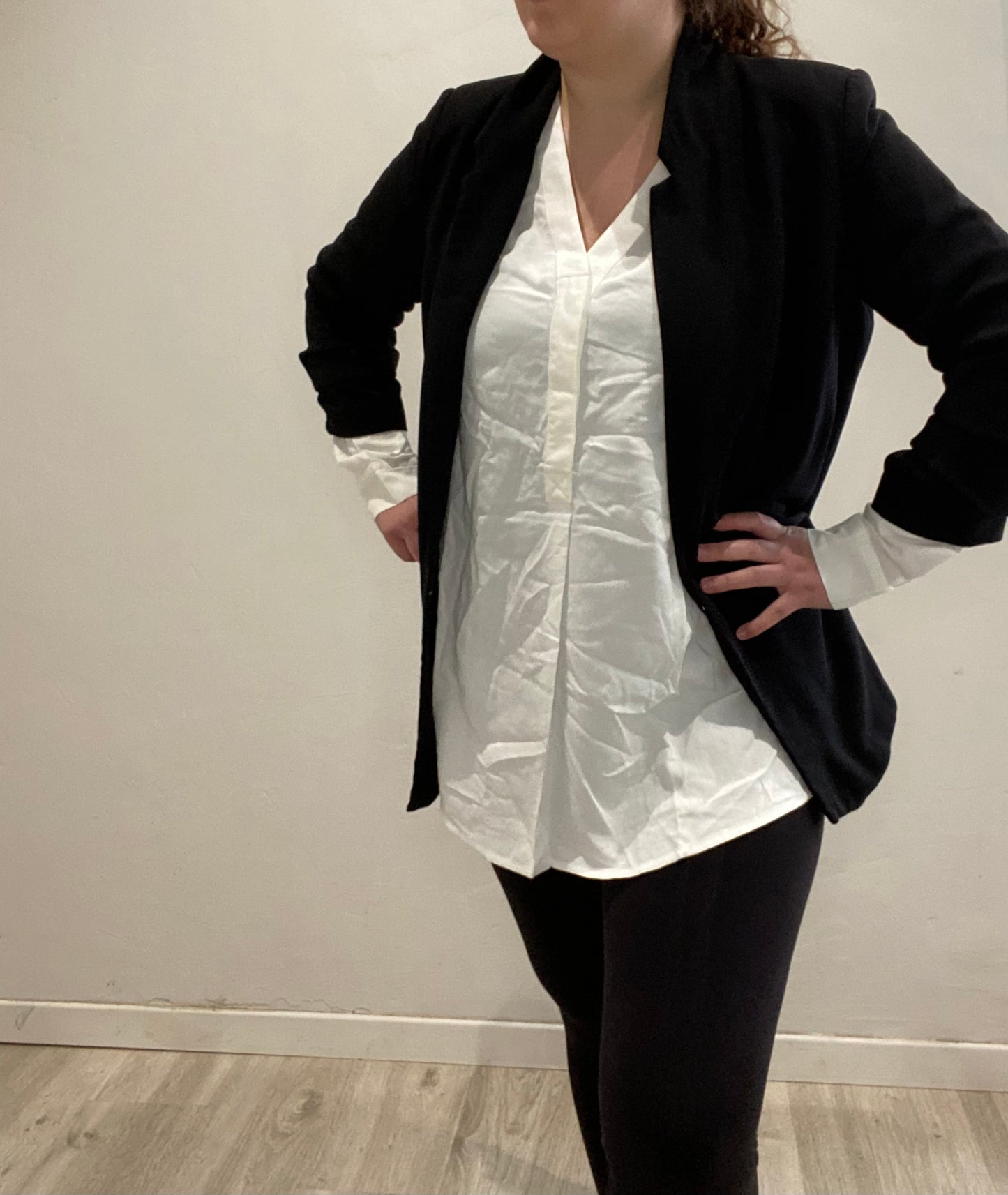 Blouse col V XL