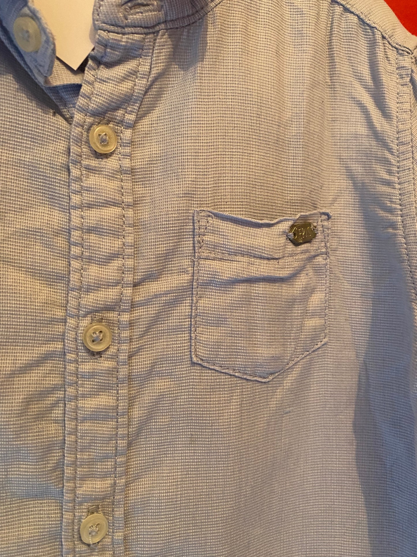 Chemise Bébé Garçon FAGOTTINO – Rayée Bleu – 24/36 Mois