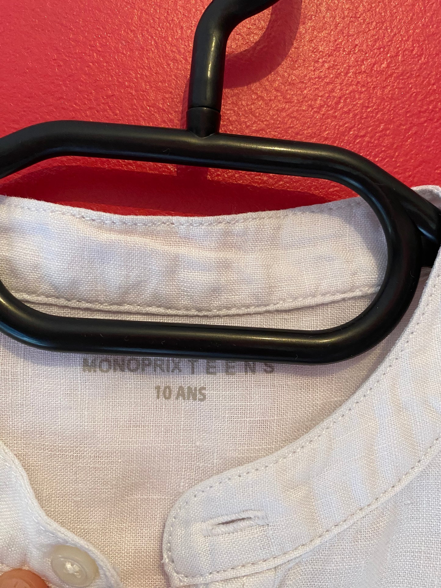 Chemise blanche légère 10 ans – Monoprix – Parfaite état !