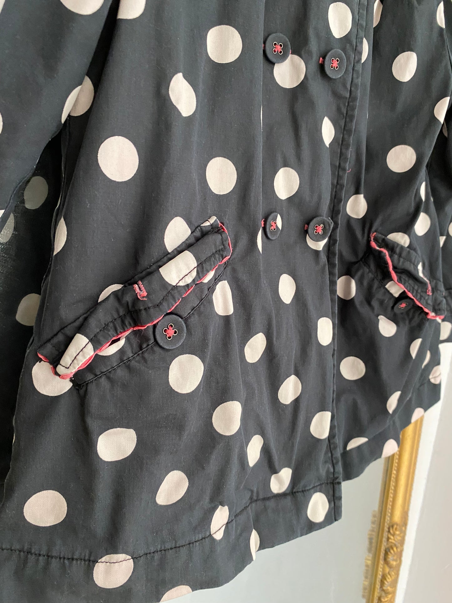 Veste à pois 4ans