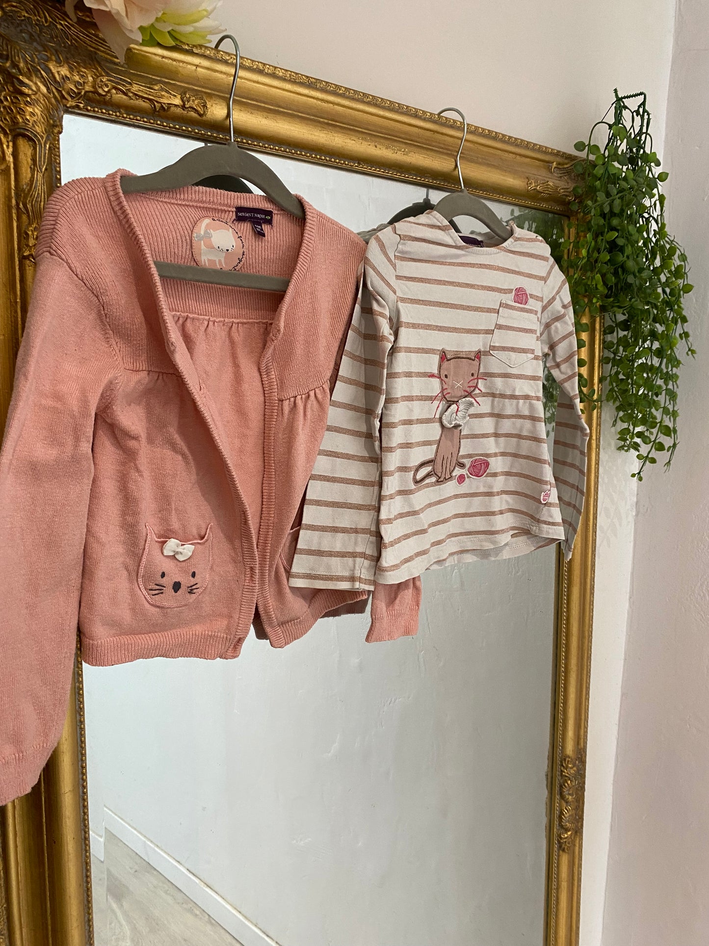 Ensemble rose chat 4 ans