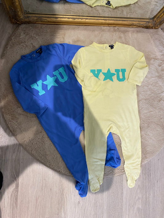 🌙 Lot 2 pyjamas légers – Kiabi – 18 mois