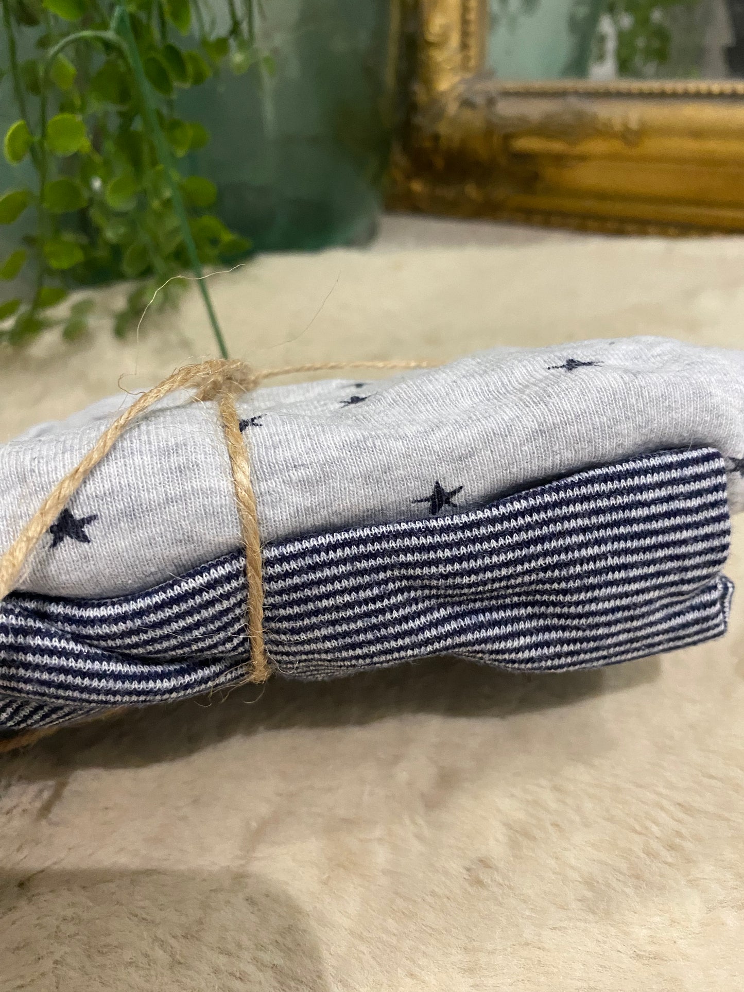 Lot de 2 bodies bébé gris – Manches longues – 9 mois – KIABI