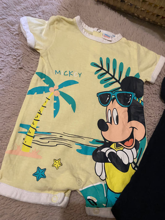 Lot 2 barboteuses – Orchestra & Kiabi – 3 mois