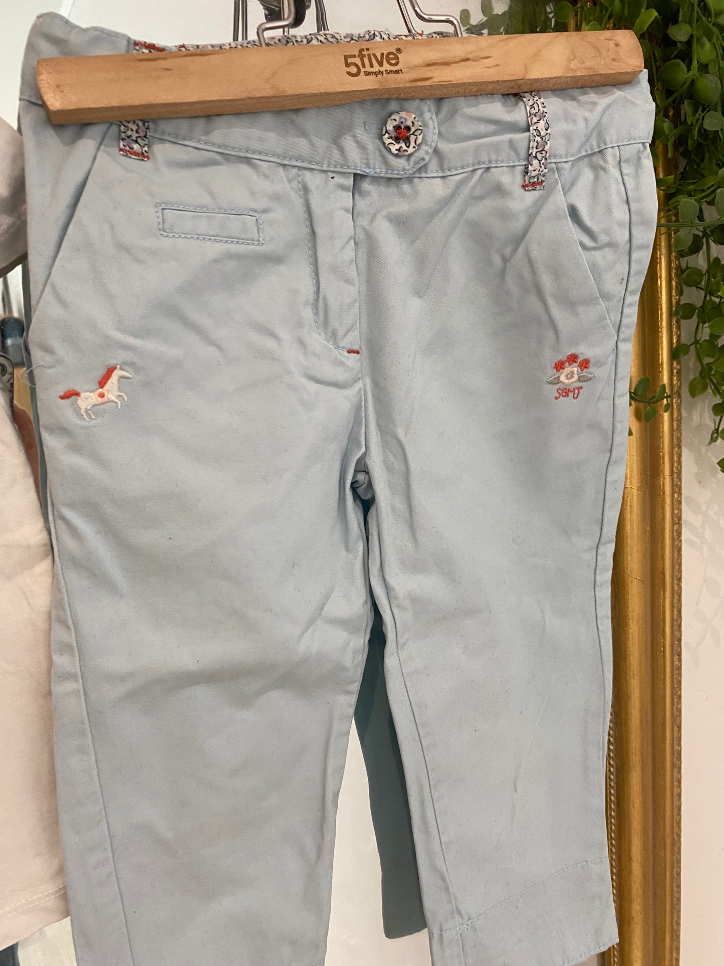 Ensemble bleu licorne 4 ans