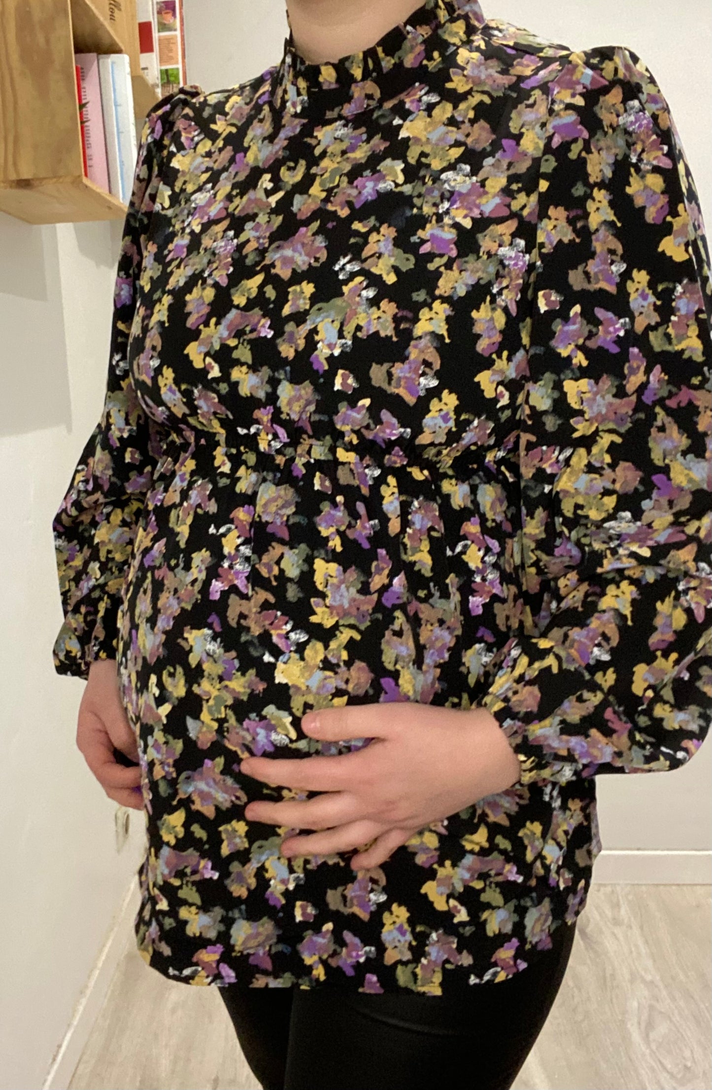 Blouse à fleurs