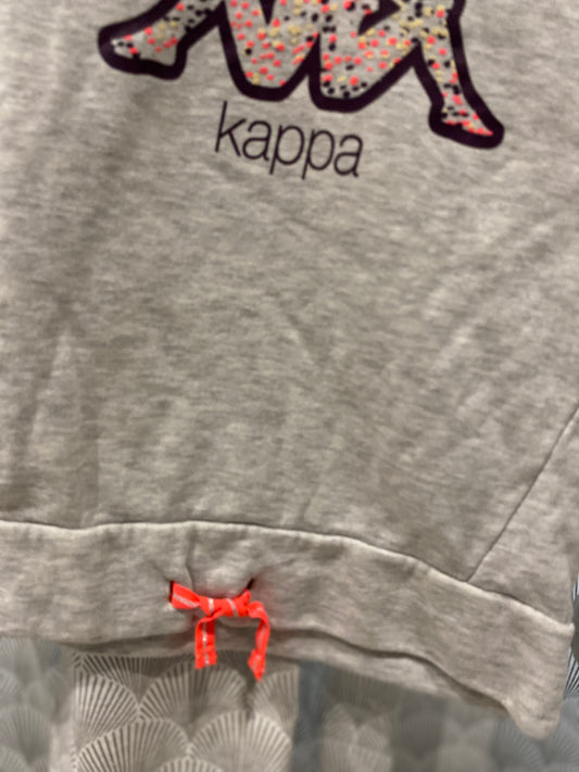 Sweat gris déco rose – 6 ans – Kappa
