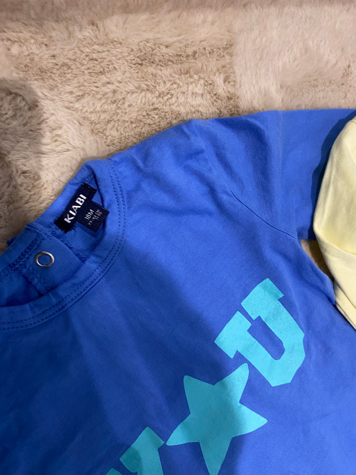 🌙 Lot 2 pyjamas légers – Kiabi – 18 mois