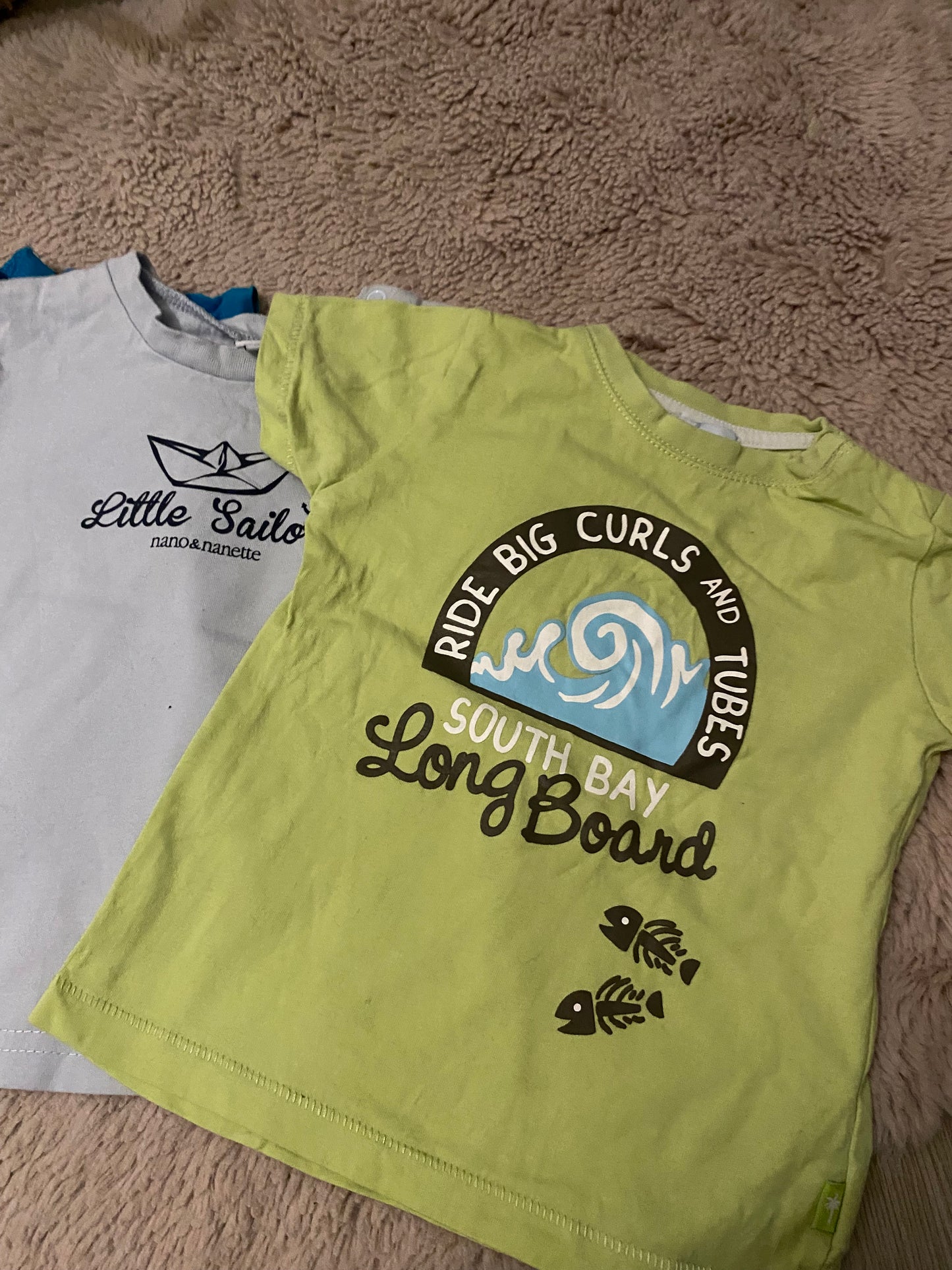 Lot 5 t-shirts bébé 2 ans – Kiabi & Gémo – manches courtes – Très bon état