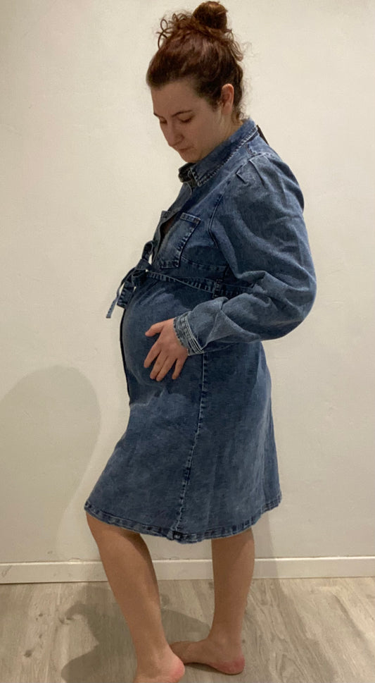 Robe effet Jeans L