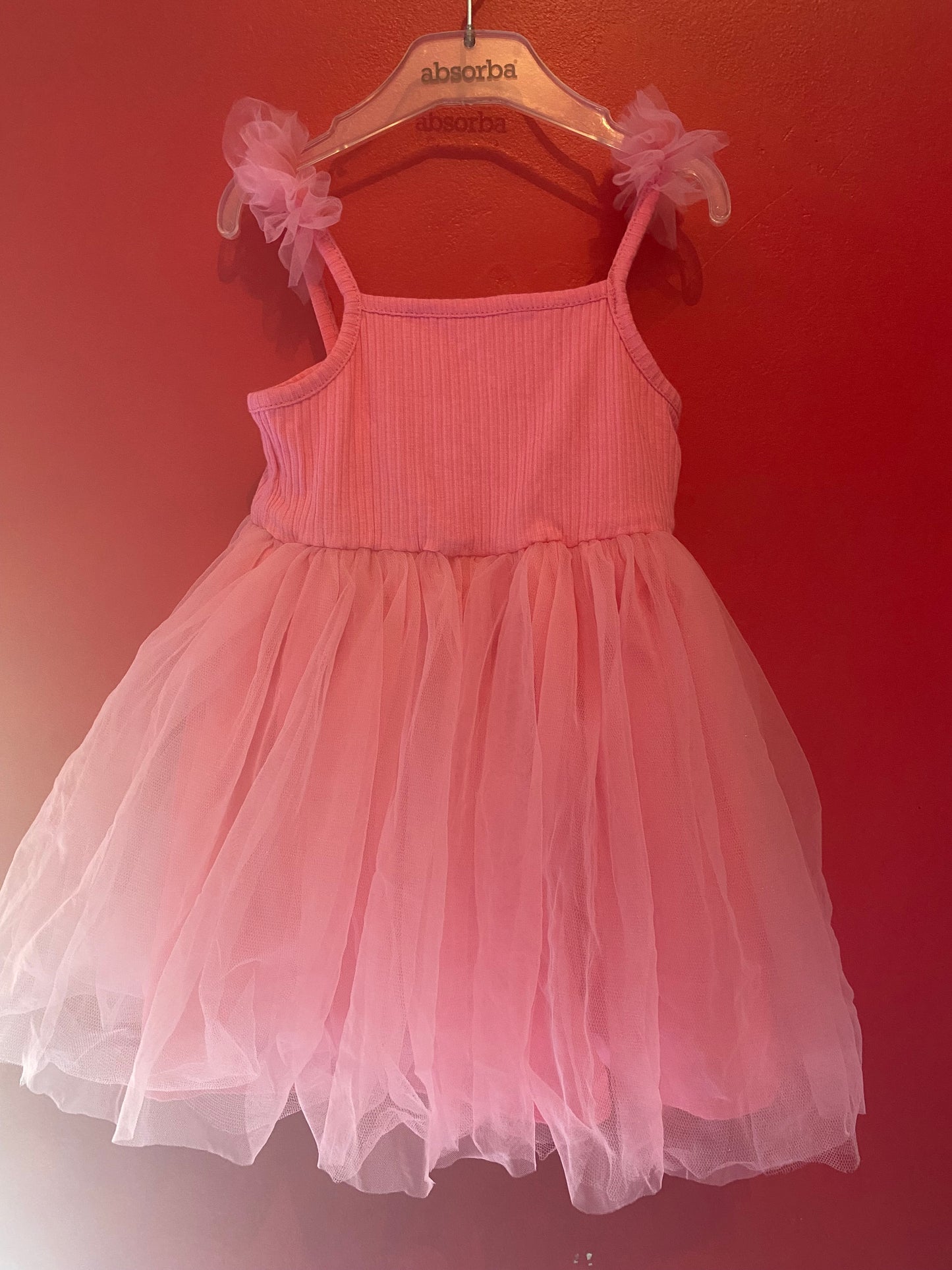 Robe rose effet tulle – Neuve – Shein – 12/18 mois