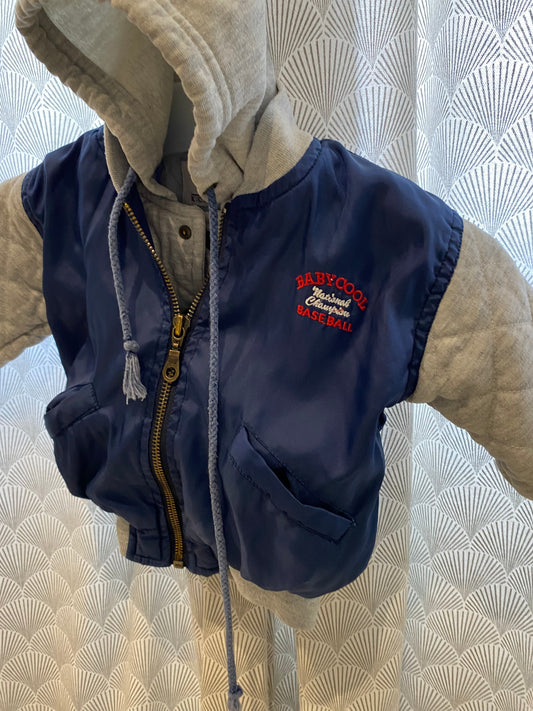 Veste style baseball League – Baby Cool – 6 mois