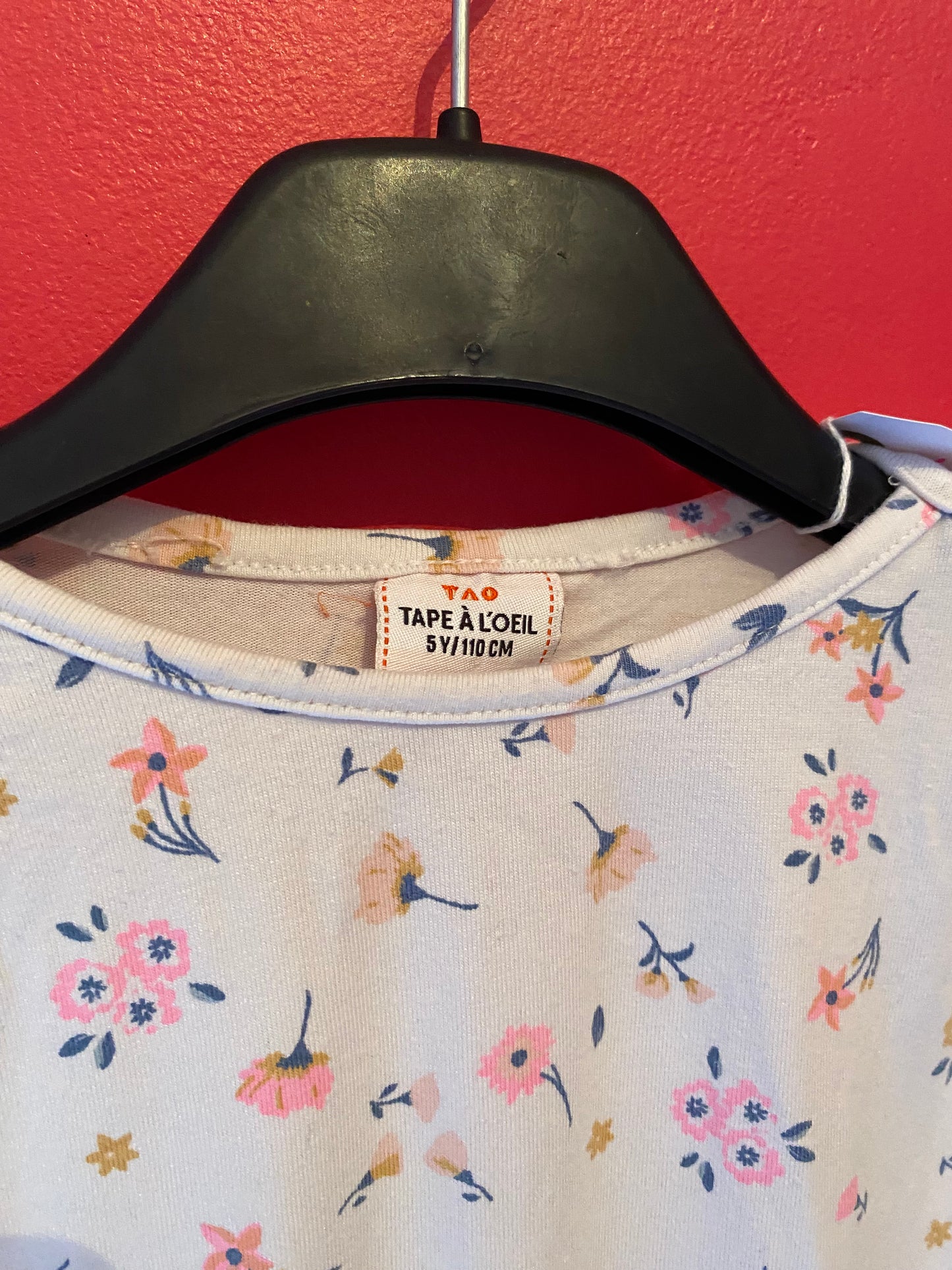 Robe crème à fleurs – Tape à l’œil – 5 ans