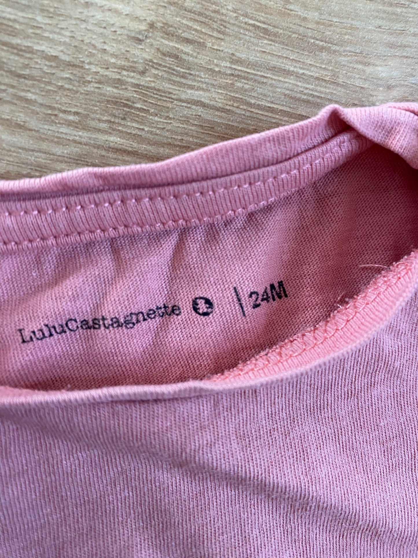 Haut rose 24 mois