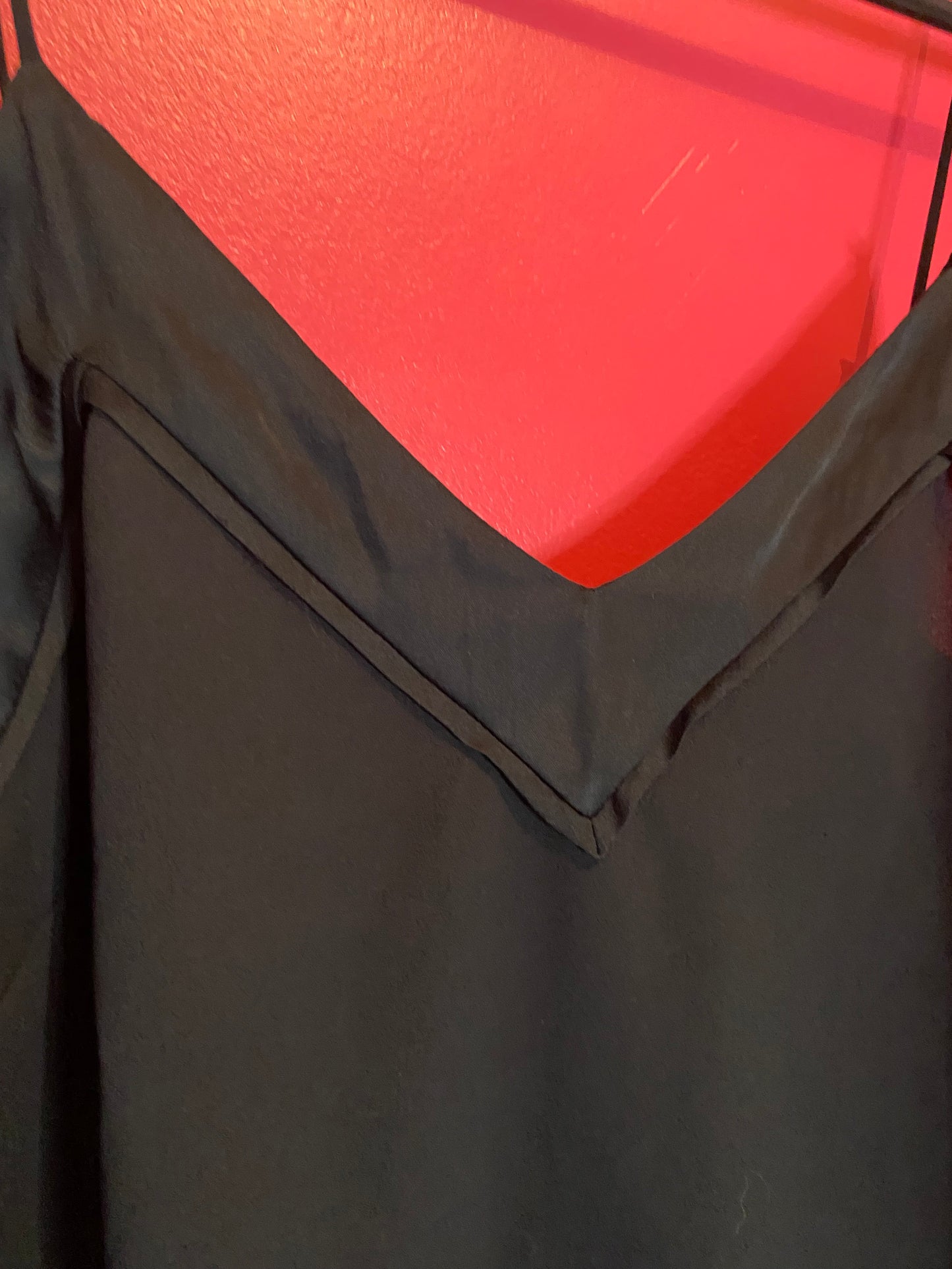 Débardeur noir effet satiné – H&M – Taille 38
