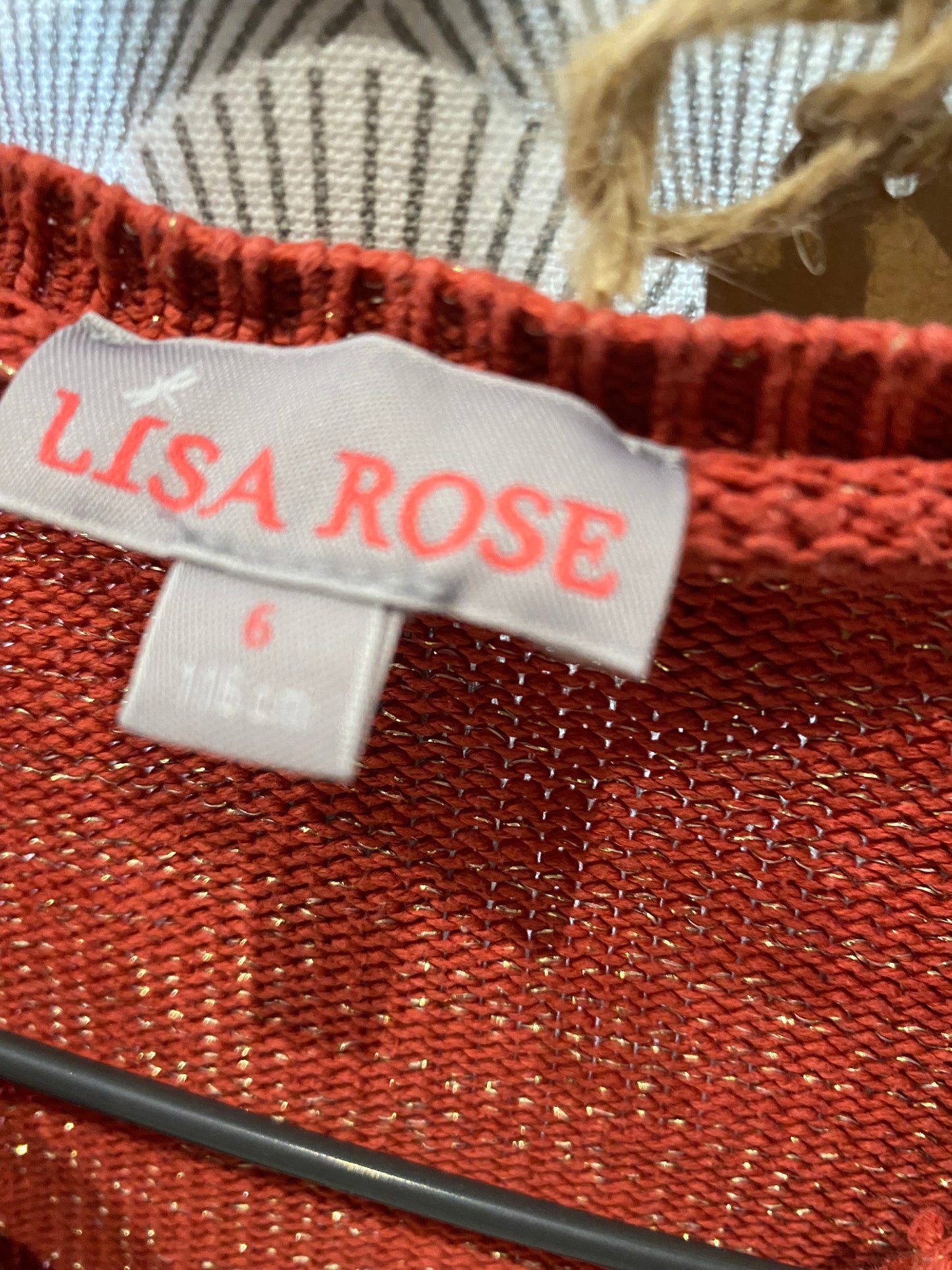 Gilet rose à paillettes – 6 ans – Lisa Rose