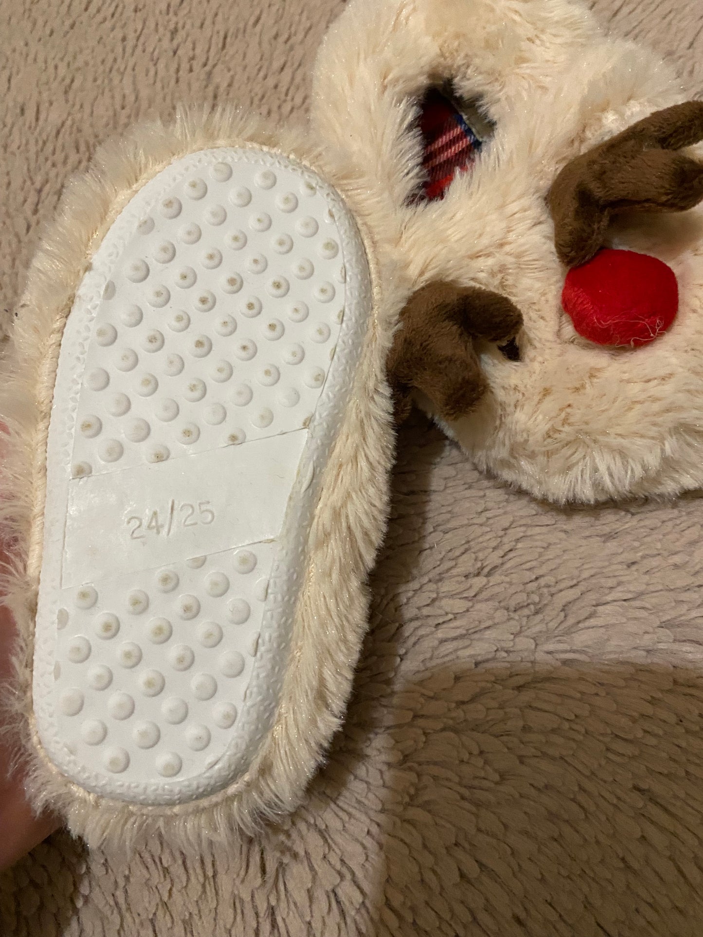 Chaussons rennes enfant – Taille 24/25