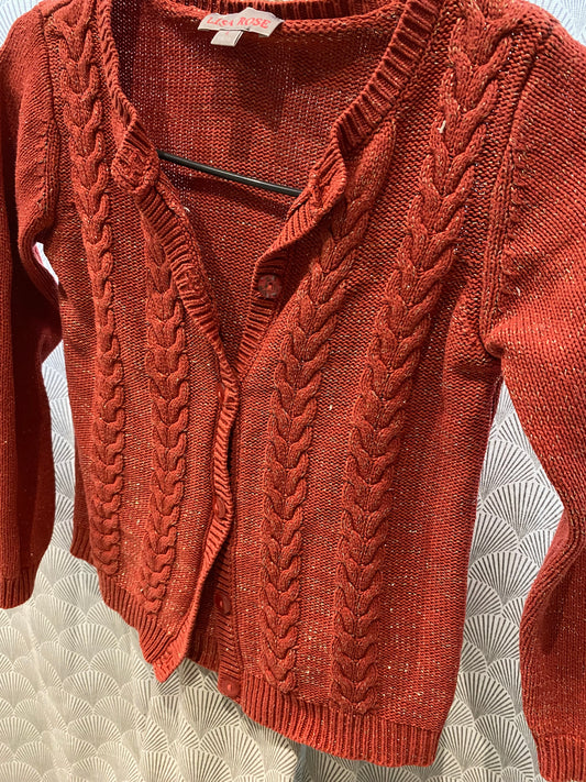 Gilet rose à paillettes – 6 ans – Lisa Rose