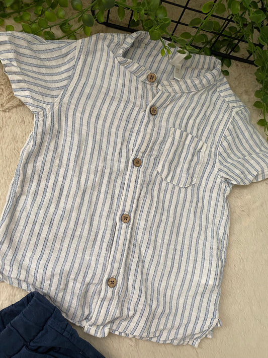 Chemise effet lin 12 M