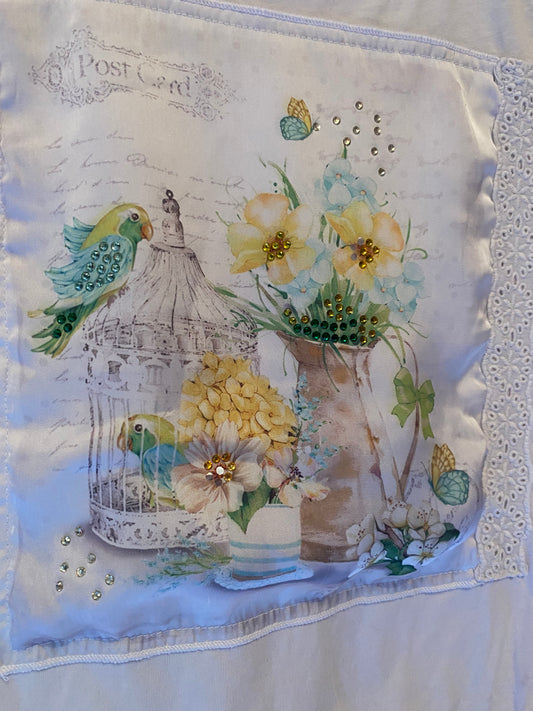 Haut blanc 6 ans / 7 ans