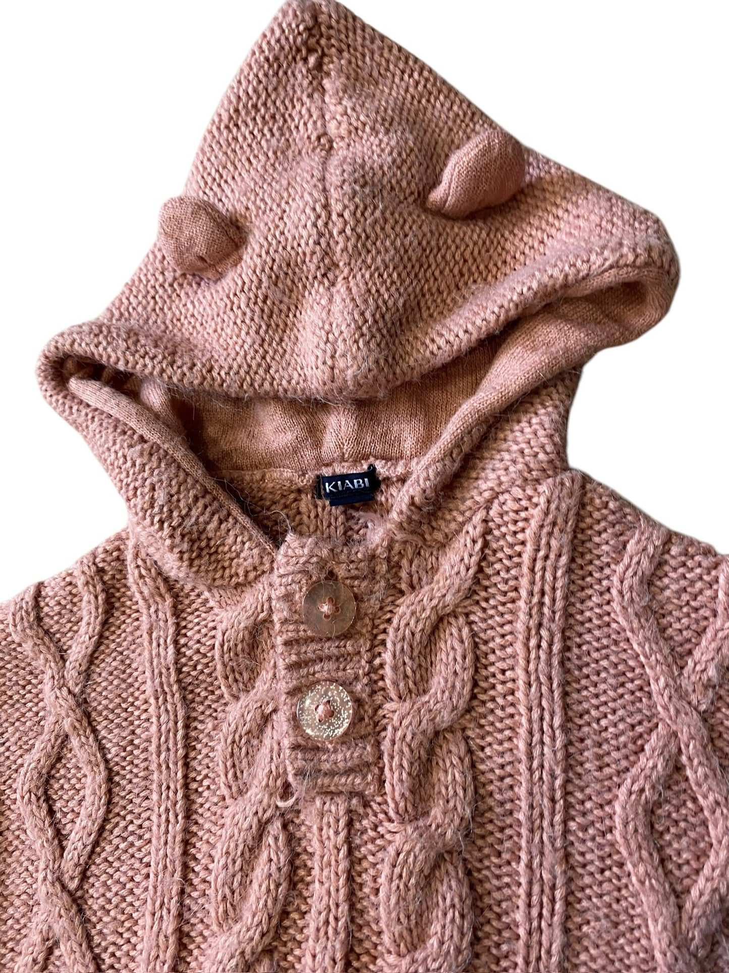 Poncho rose 6 mois