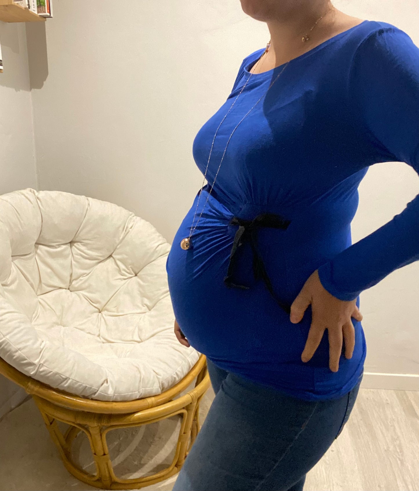 Haut bleu 38/40